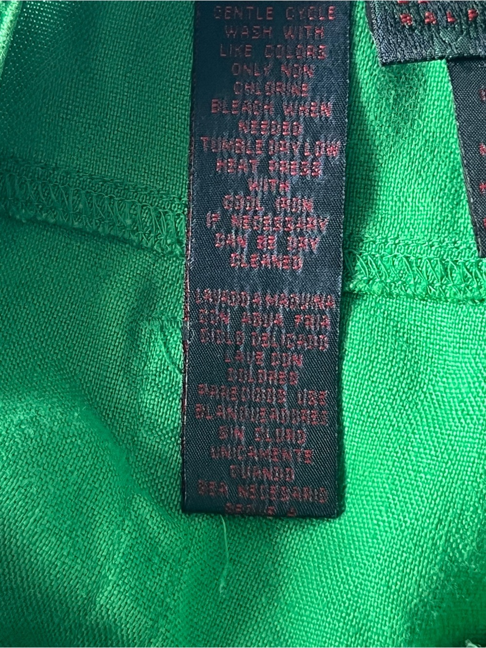 Ralph Lauren Pink and Green Linen Blend Jeans Bundle - Picture 7 of 15